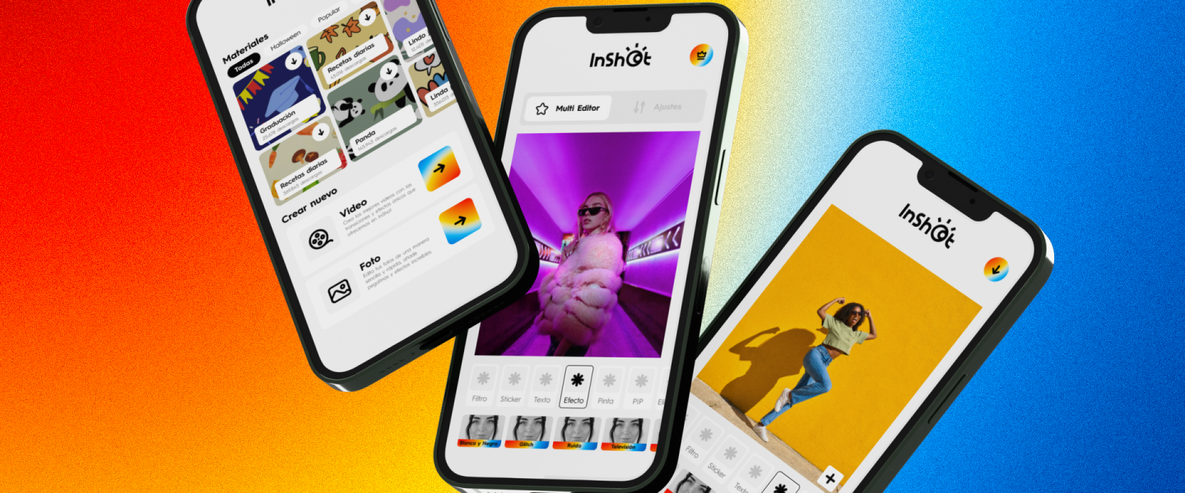 InShOt app pantallas UX